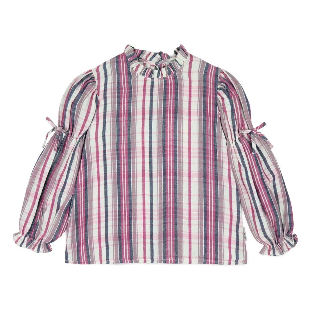 Mipounet - Martina Striped Blouse | Pink