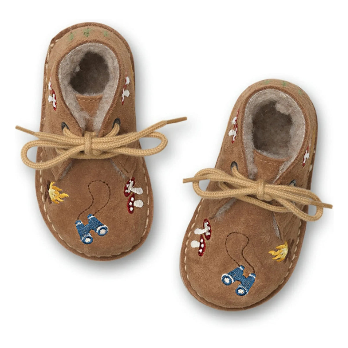 Petit Nord - Embroidered Padded Boots - Uniqua Collection | Beige