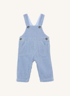 Tartine et Chocolat - Velvet overalls | Sky blue