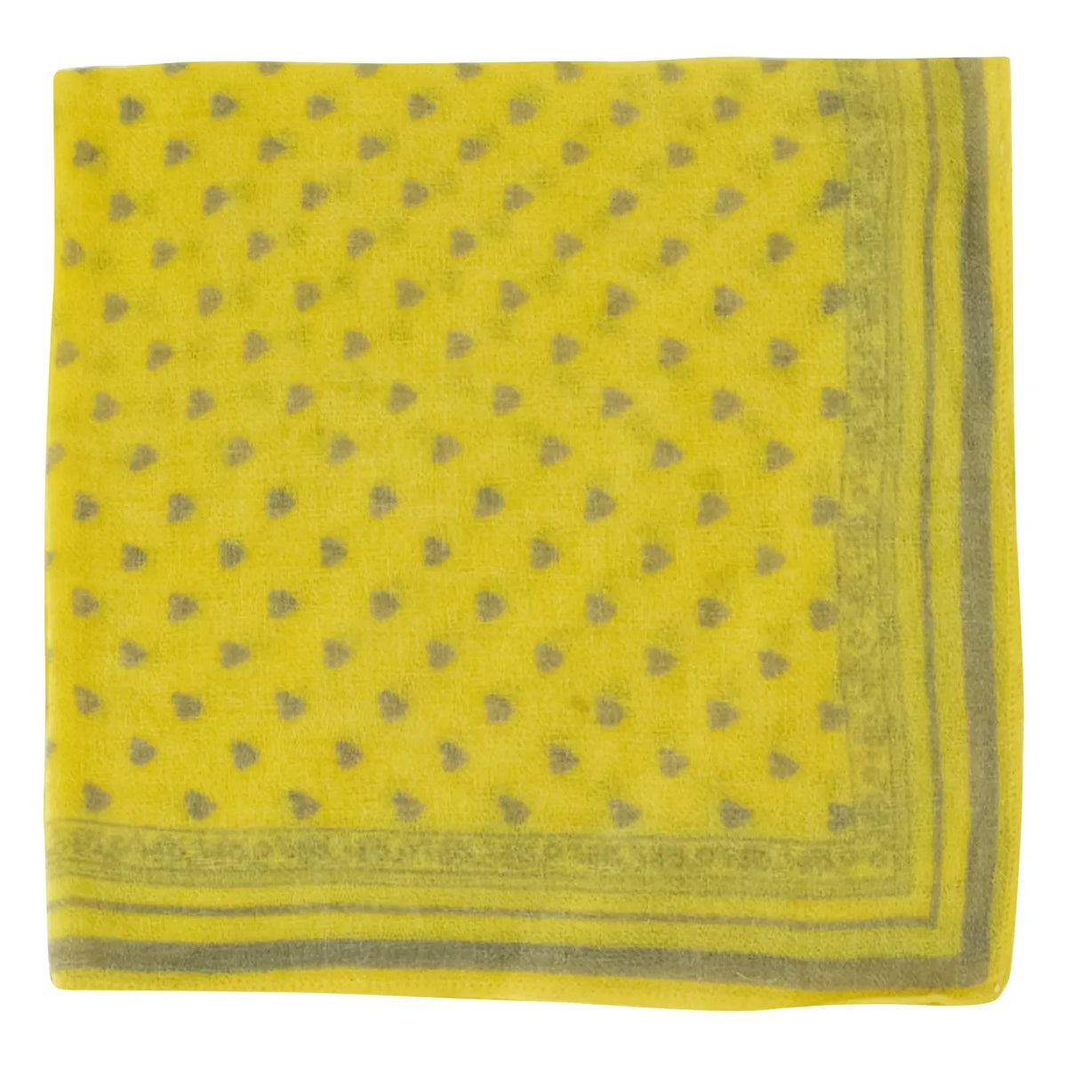 Bonton - Mustard Wool Foulove Scarf