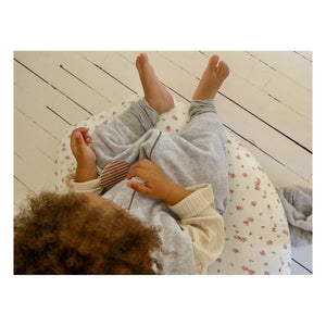 Tante Reine - Light sleeping bag, footed Brume | Heather grey
