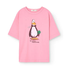 The Animals Observatory - Collie Organic Cotton T-Shirt | Pink