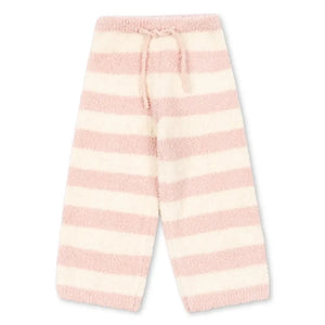 Konges Sløjd - Soft Striped Fleece Lined Trousers | Pink