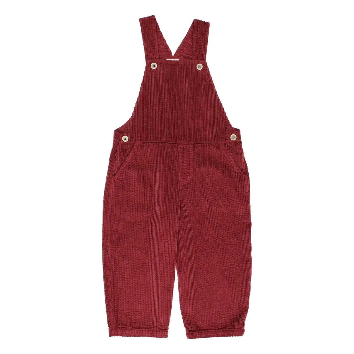 Búho - Velvet Overall | Burgundy
