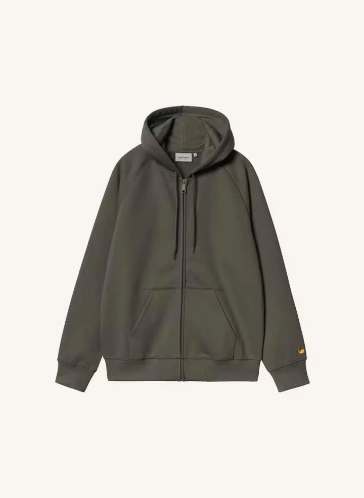 Carhartt WIP - Chase Zip-up Sweatshirt | Dark Grey