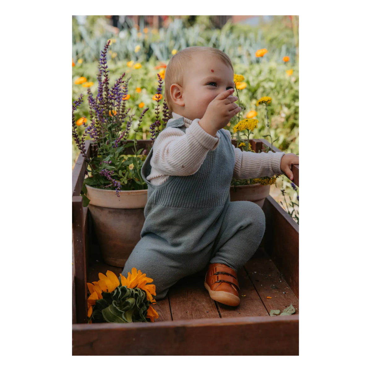 Petit Nord - Casual Velcro Sneakers | Cognac