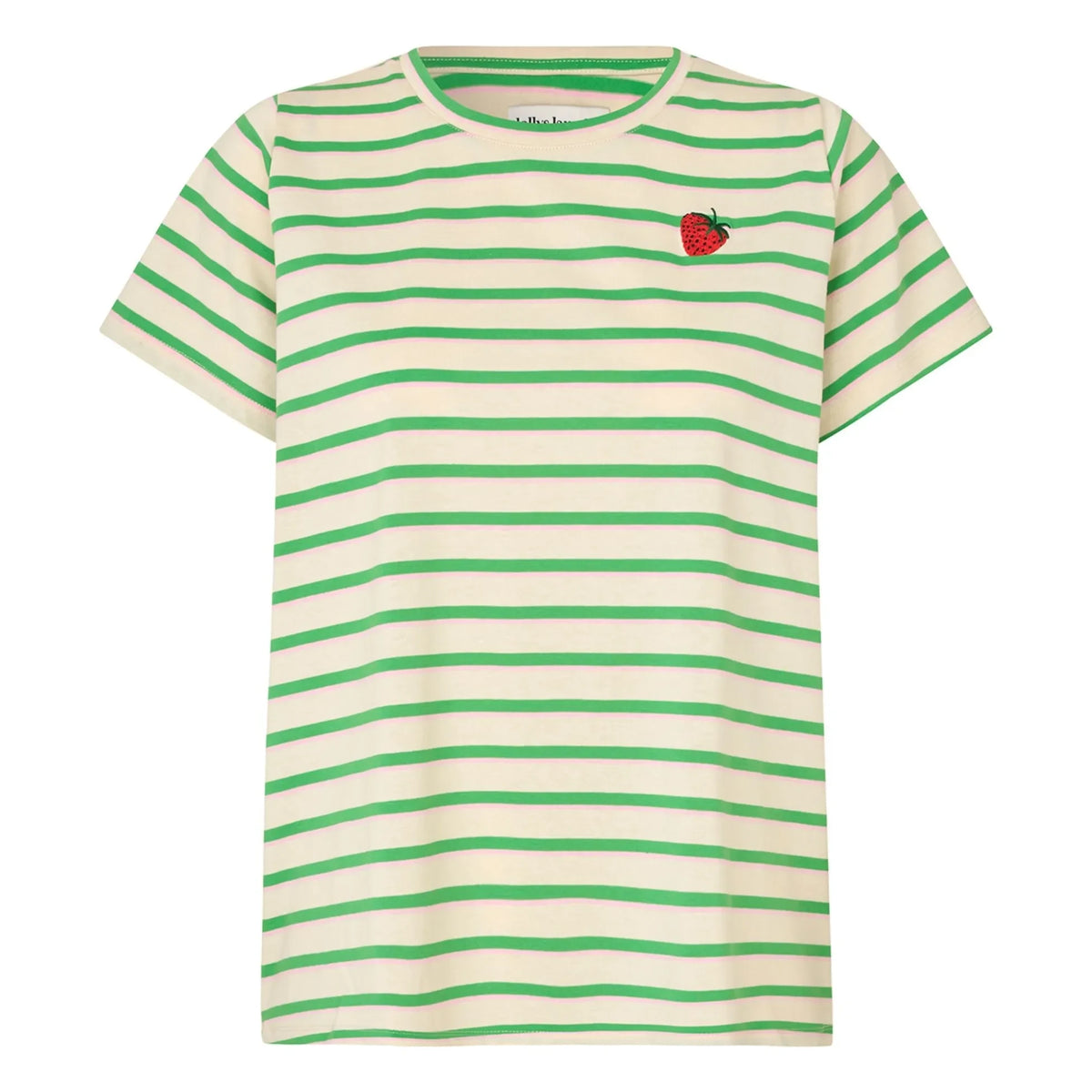 Lollys Laundry - Roman Striped Cotton T-Shirt | Green