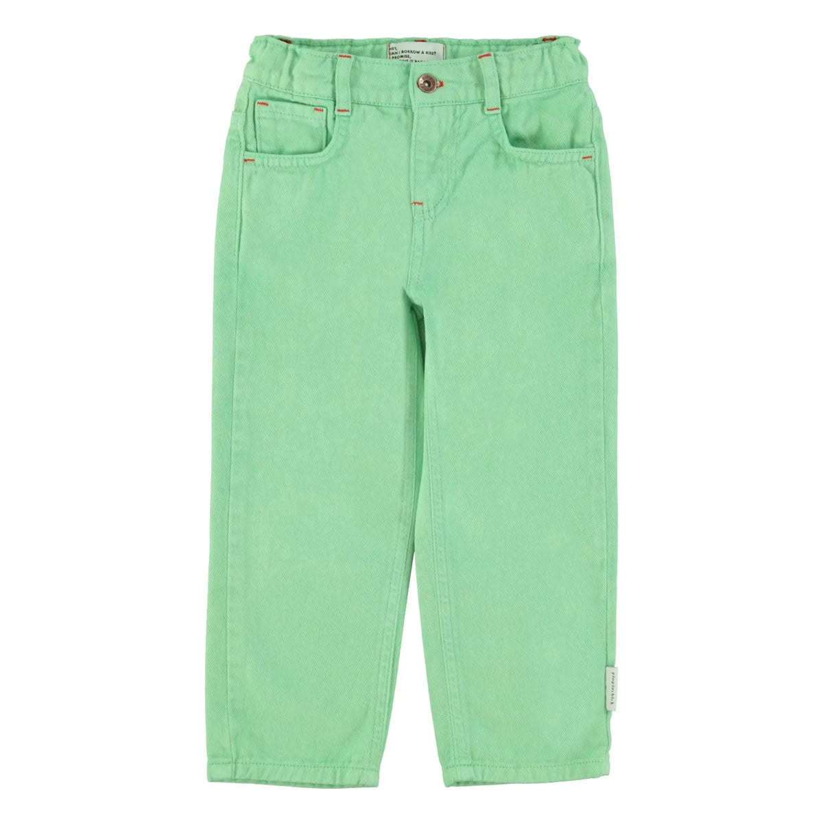Piupiuchick - Straight Jeans | Grass Green