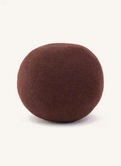 Muskhane - Felt pouf | Mahogany