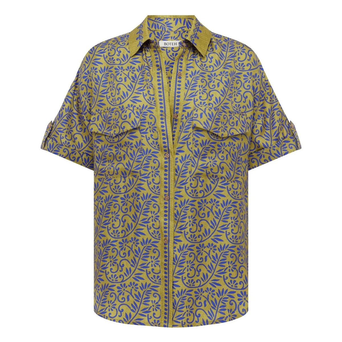 Boteh - Verve Silk Shirt | Blue