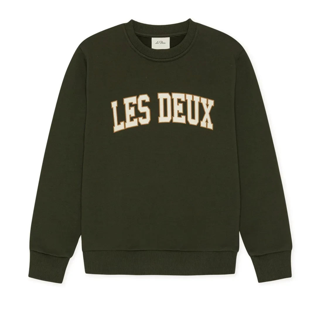 Les Deux - Les Deux Organic Cotton College Sweatshirt | Khaki