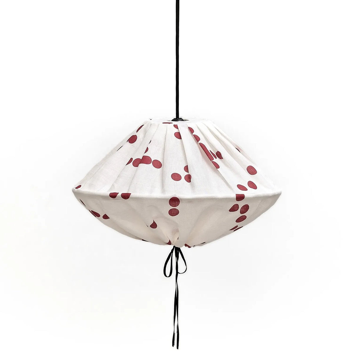 Nobodinoz - Yumi Polka Dot Lampshade | Red
