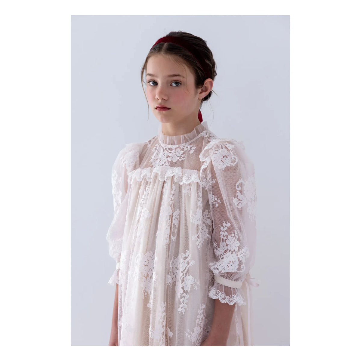 petite Amalie - Lace dress | Light Pink