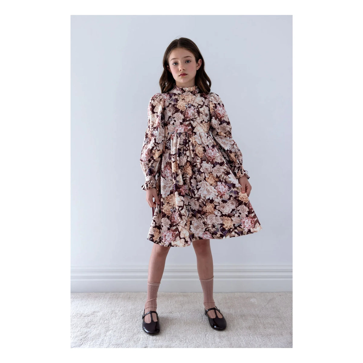 petite Amalie - Floral Dress | Faded Pink