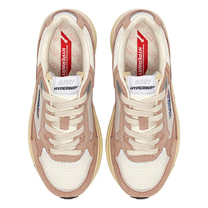 Autry - Hyperway Low Suede Sneakers | Dust Pink