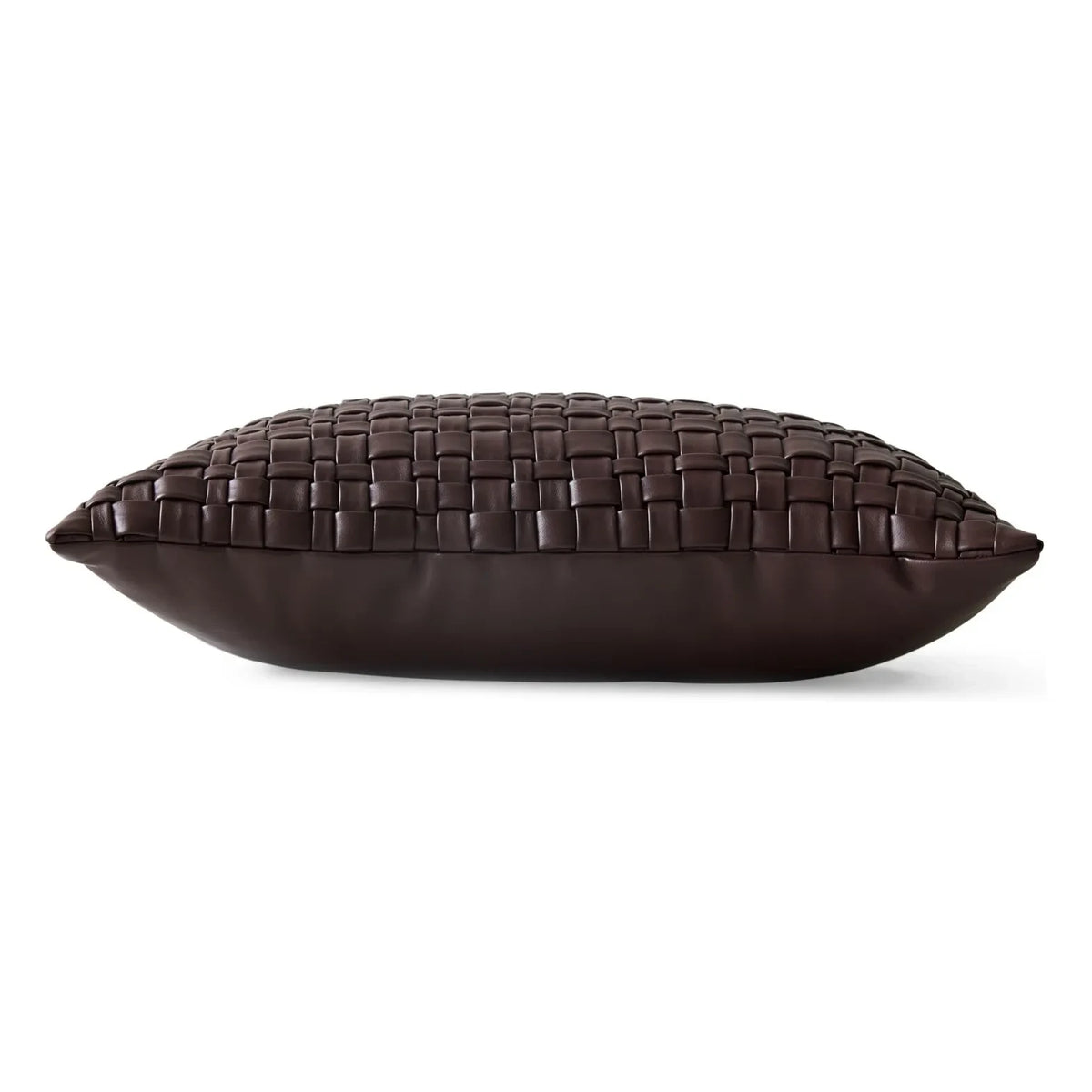 HKliving - Vegan leather pillow | Chocolate