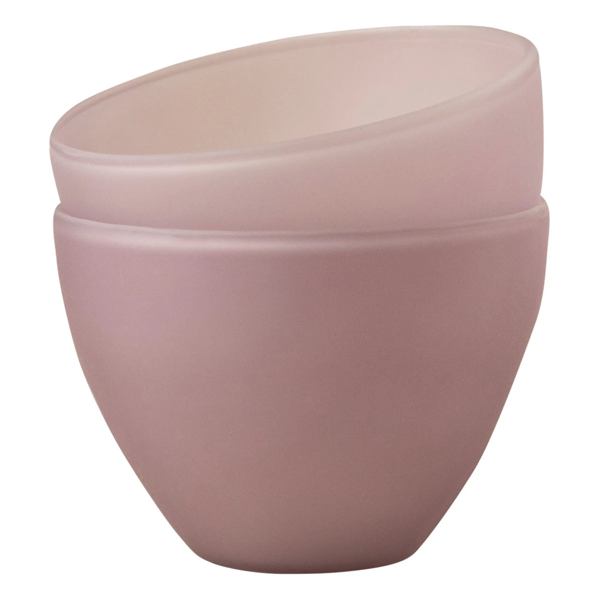 Los Objetos Decorativos - Opal Borosilicate Bowl - Set of 2 | Mauve