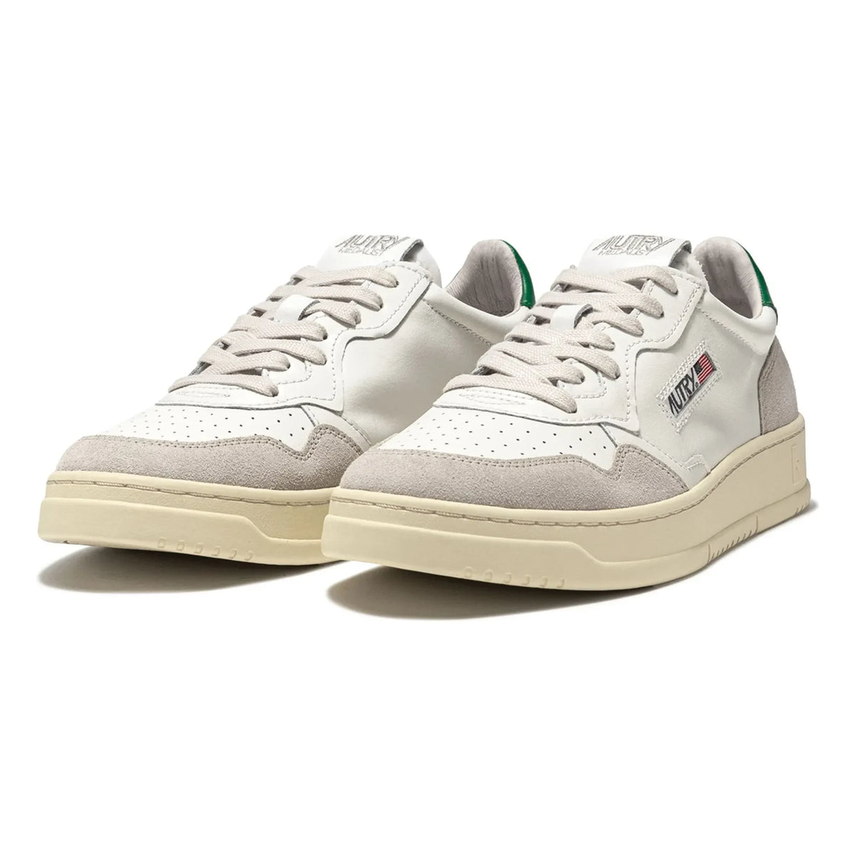 Autry - Medalist Low-cut leather and suede sneakers | Green