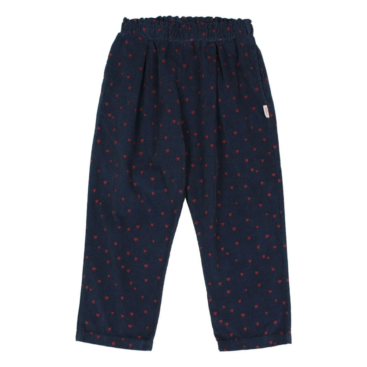 Búho - Mini Hearts Pants | Dark Blue