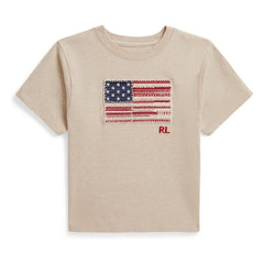 Ralph Lauren - American flag T-shirt | Beige
