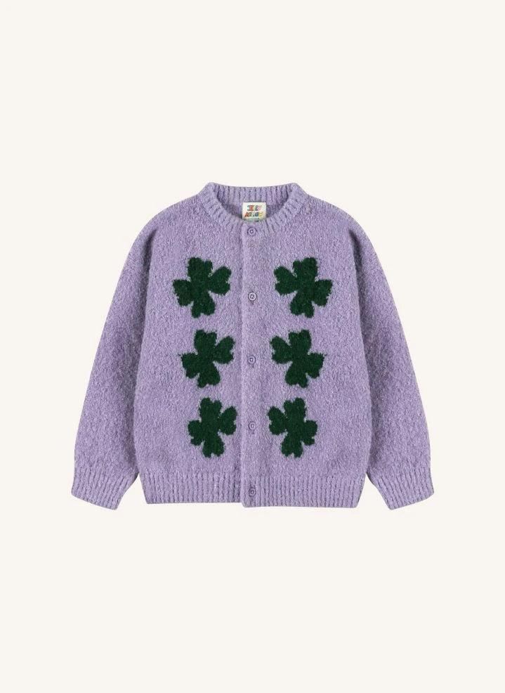 Jelly Mallow - Lucky Clover cardigan | Purple