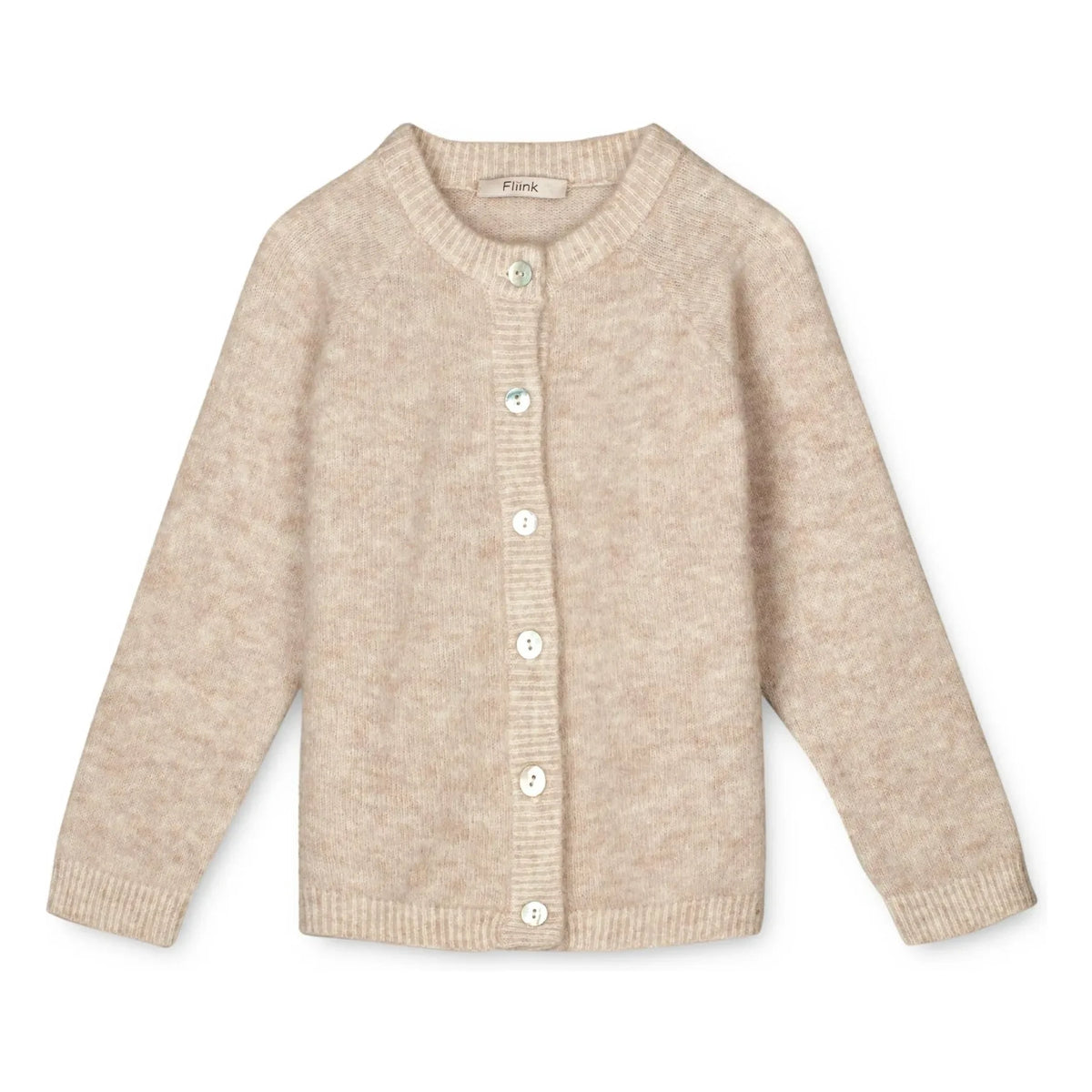Fliink - Wool and Alpaca Cardigan | Beige