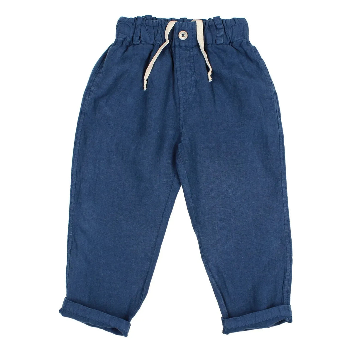 Búho - Linen Trousers | Navy Blue