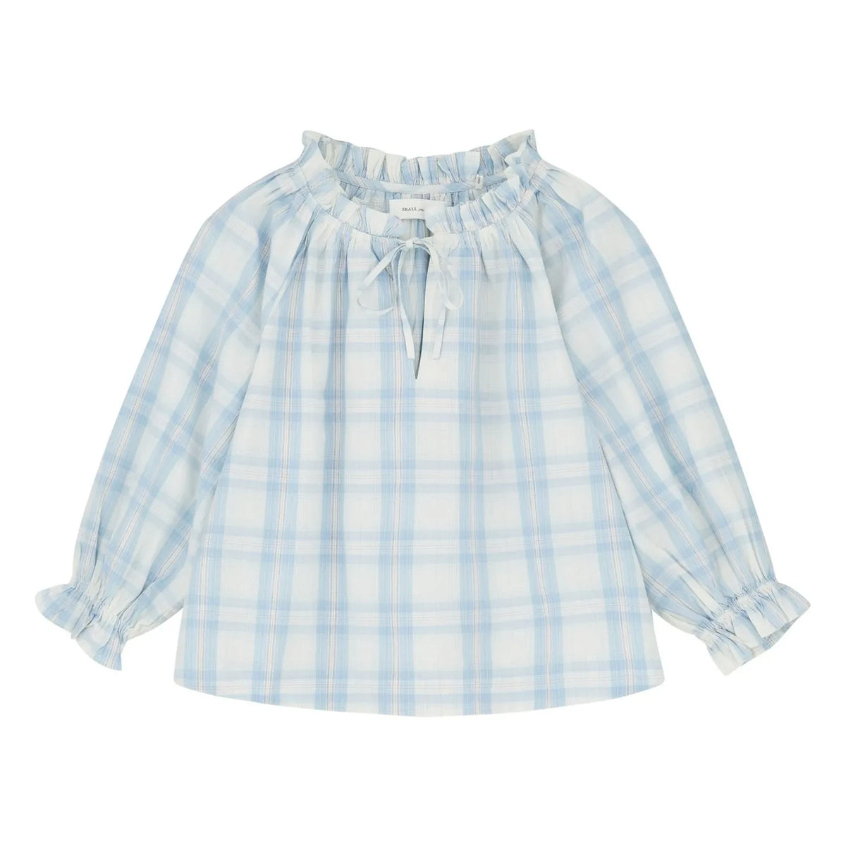 Skall Studio - Blue Newmoon Cotton Gingham Blouse