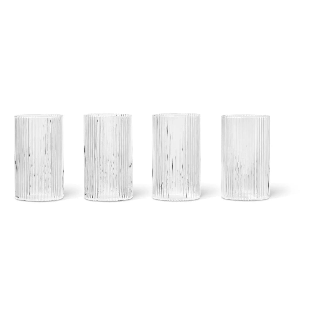 Ferm Living - Ripple Glass - Set of 4