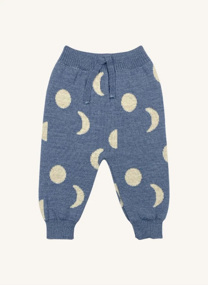 Bayiri - Moons Merino Wool Pants | Blue