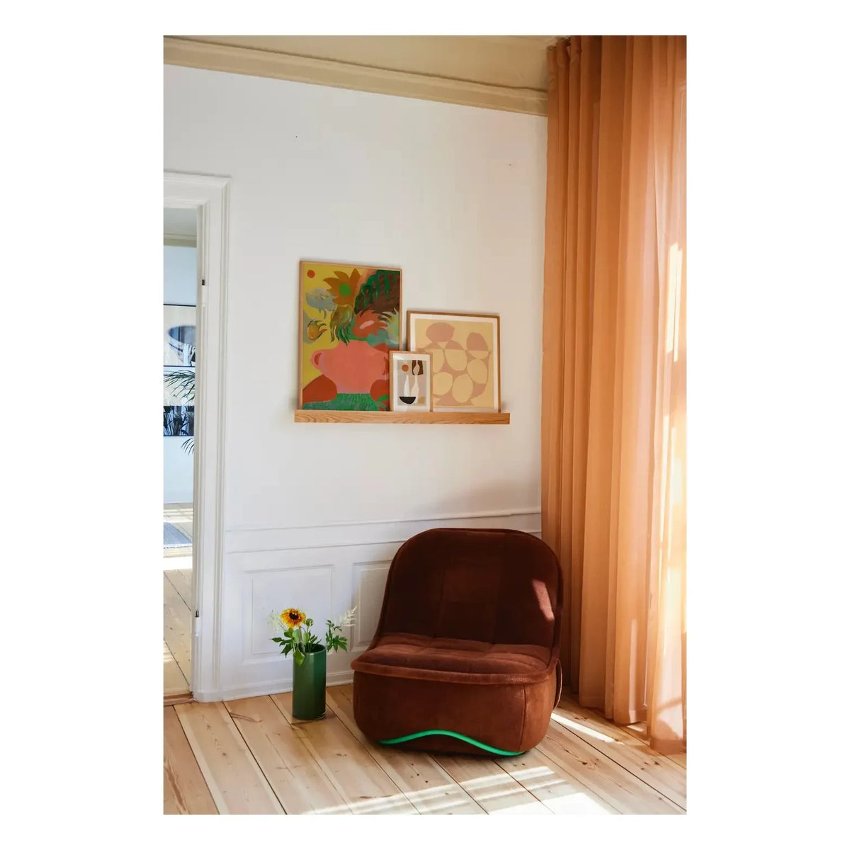 Paper Collective - Wooden Poster Stand | Light Oak