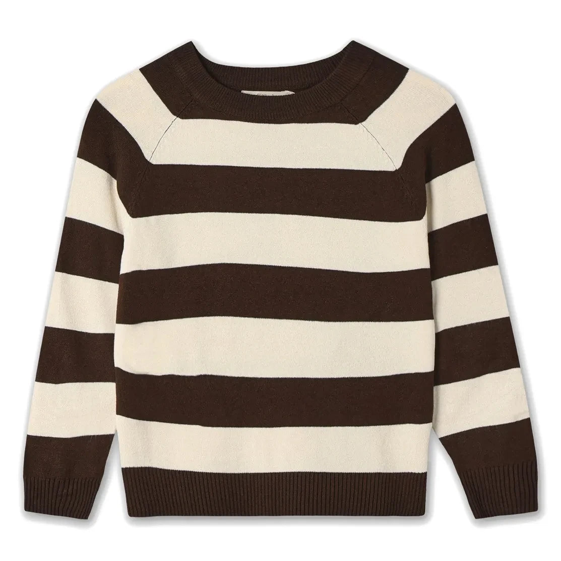 Fliink - Favo Striped Sweater | Brown