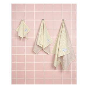 Maison Deux - Striped beach towel | Yellow