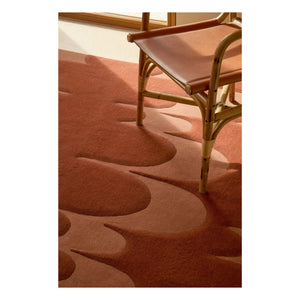 Nanimarquina - Echo Wool Rug, Lucia Eames | Terracotta