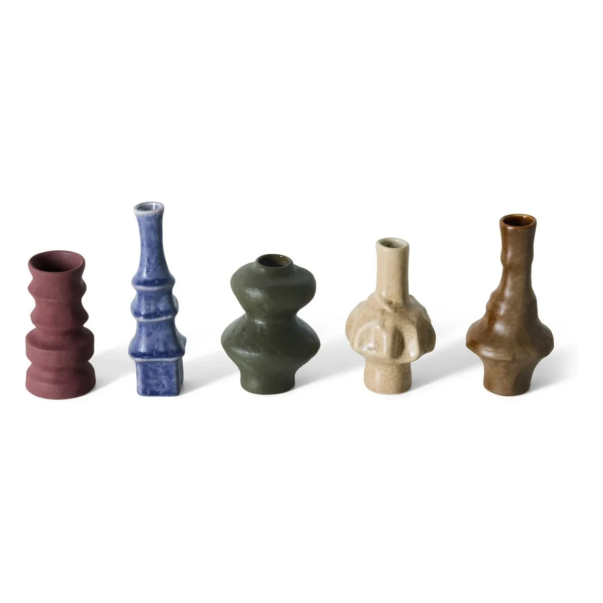 HKliving - Palette Ceramic Vases - Set of 5