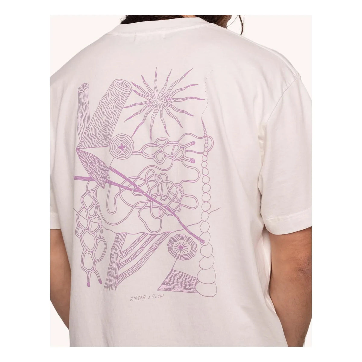Olow - Interconnexion Cotton T-Shirt | Ecru