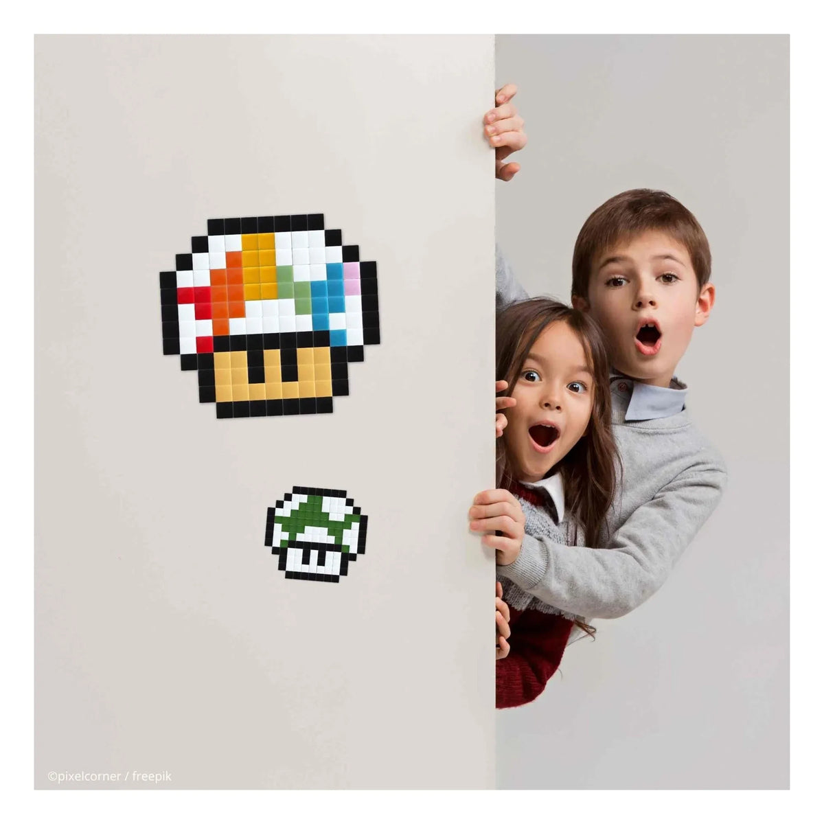 Pixel Corner - Pixel Art Kit - Mushroom | Red