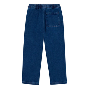 Petit Bateau - Organic Cotton Drawstring Jean | Blue