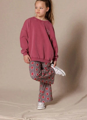 Apaches - Flera Striped Pants | Navy