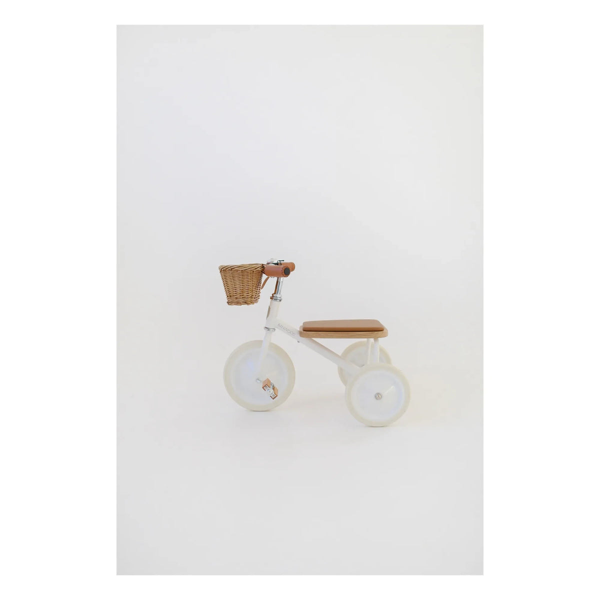 Banwood - Metal and Wooden Three-Wheel Bicycle | White
