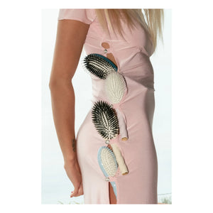 La Bonne Brosse - N°4 The Miracle Small Brush - Detangling and Massaging | Light Blue
