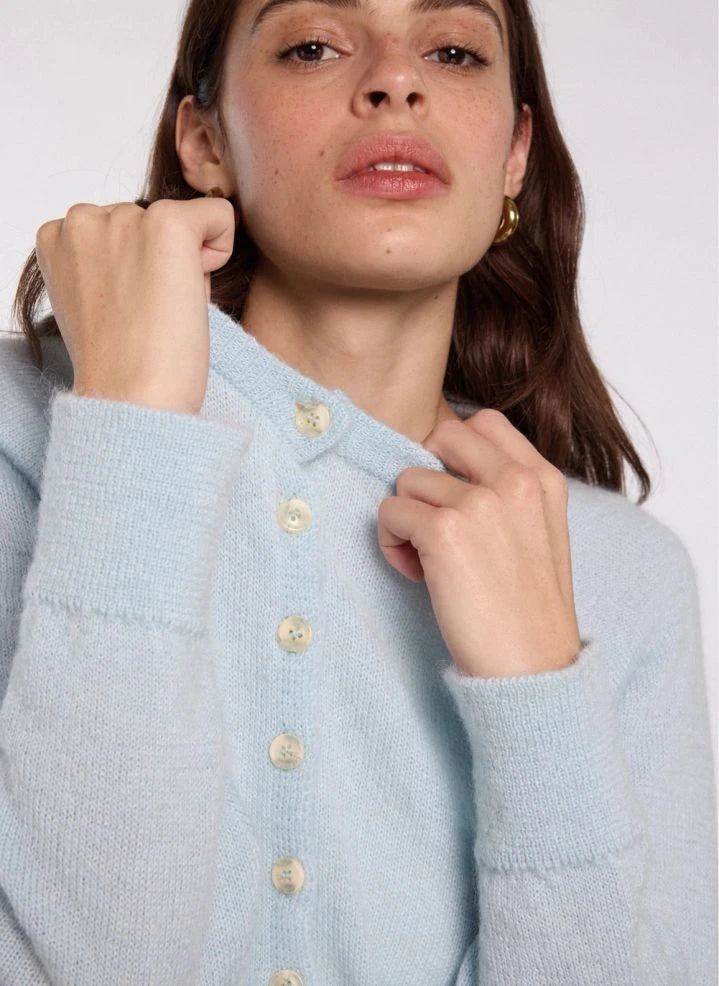Nitah - Nicole Cardigan | Light blue