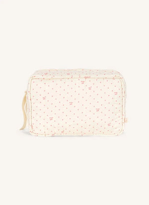 Konges Sløjd - Large Cherry Dot Toiletry Bag | Pink