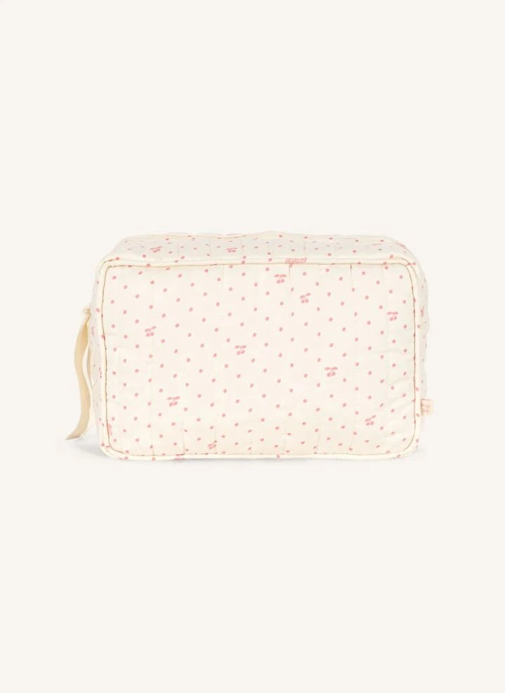 Konges Sløjd - Large Cherry Dot Toiletry Bag | Pink