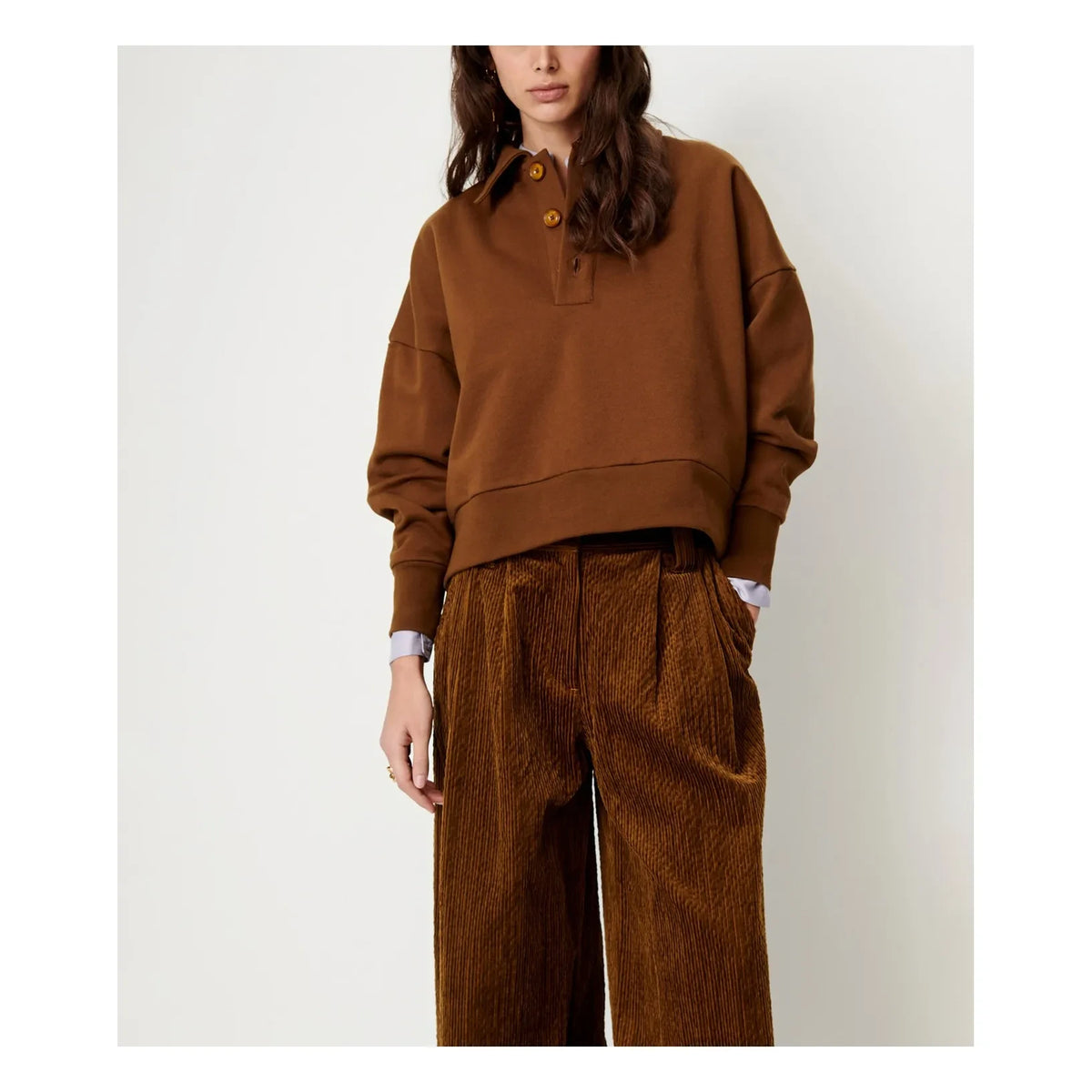 Sessùn - Blove Cotton Sweater | Caramel