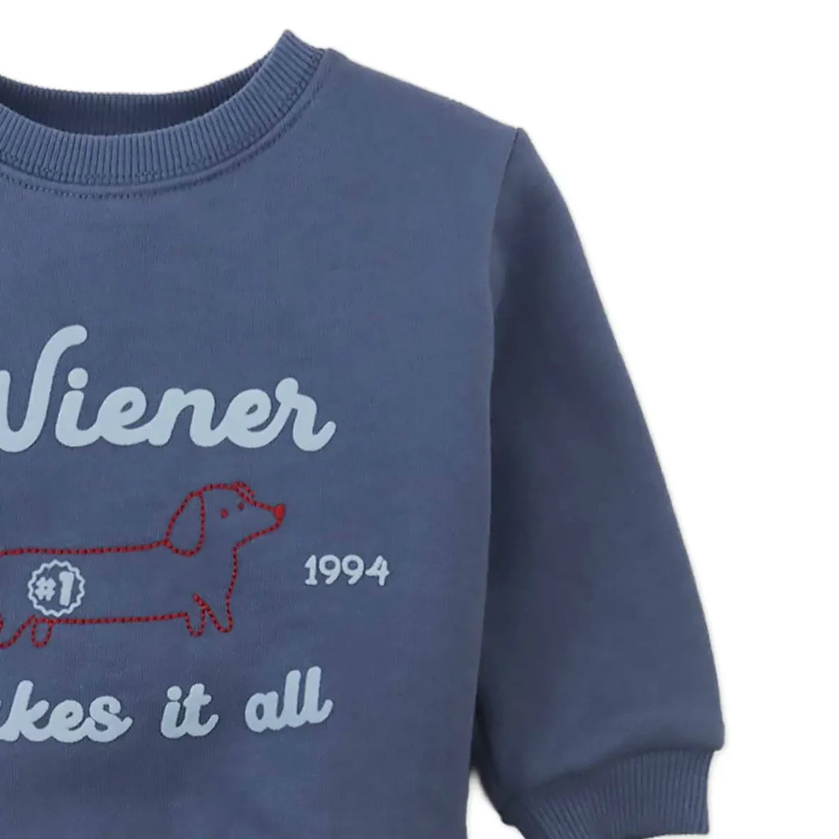 Gingersnaps - Riccardo Baby Dog Sweatshirt | Blue