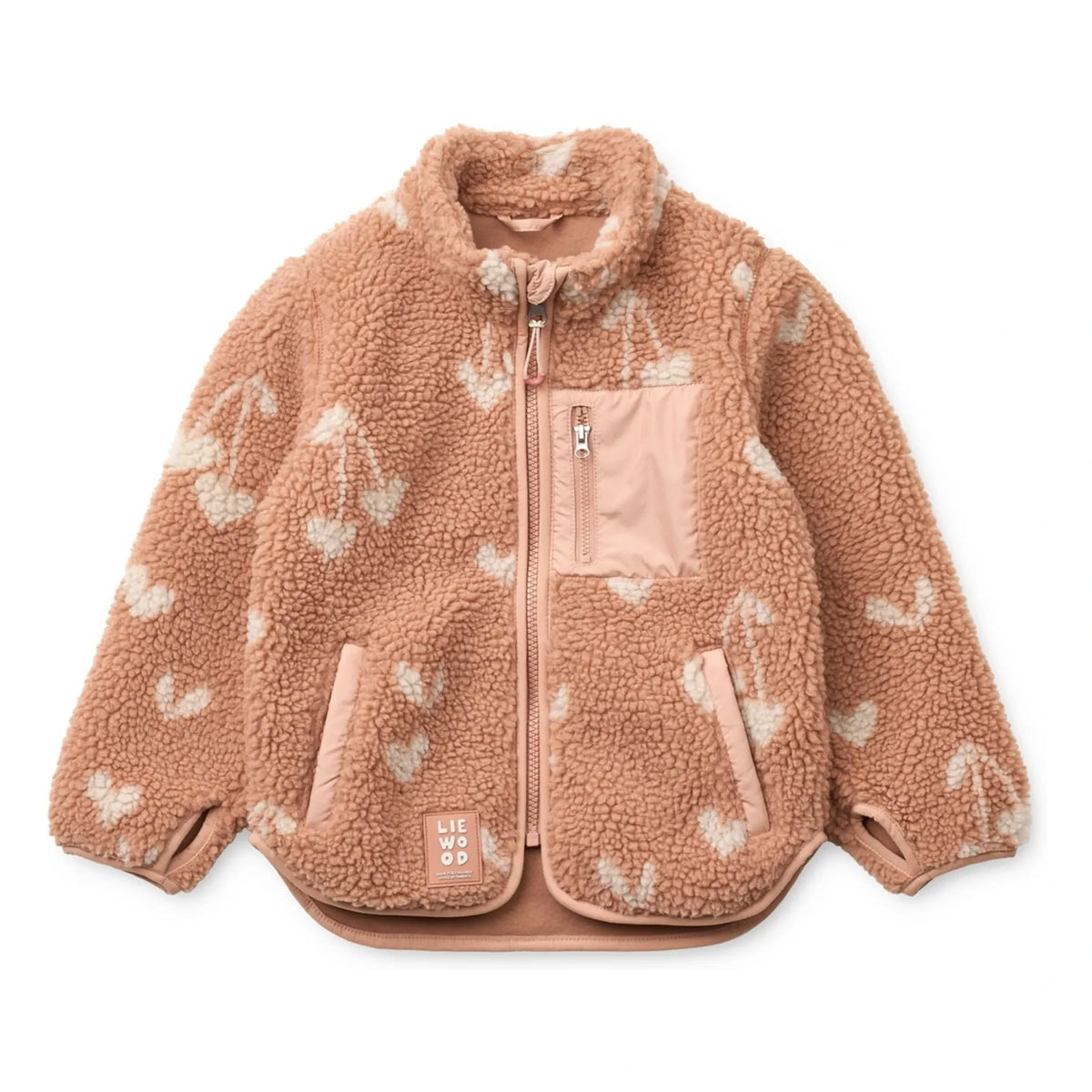 Liewood - Nolan Sherpa Jacket Recycled Fiber Fill | Pink