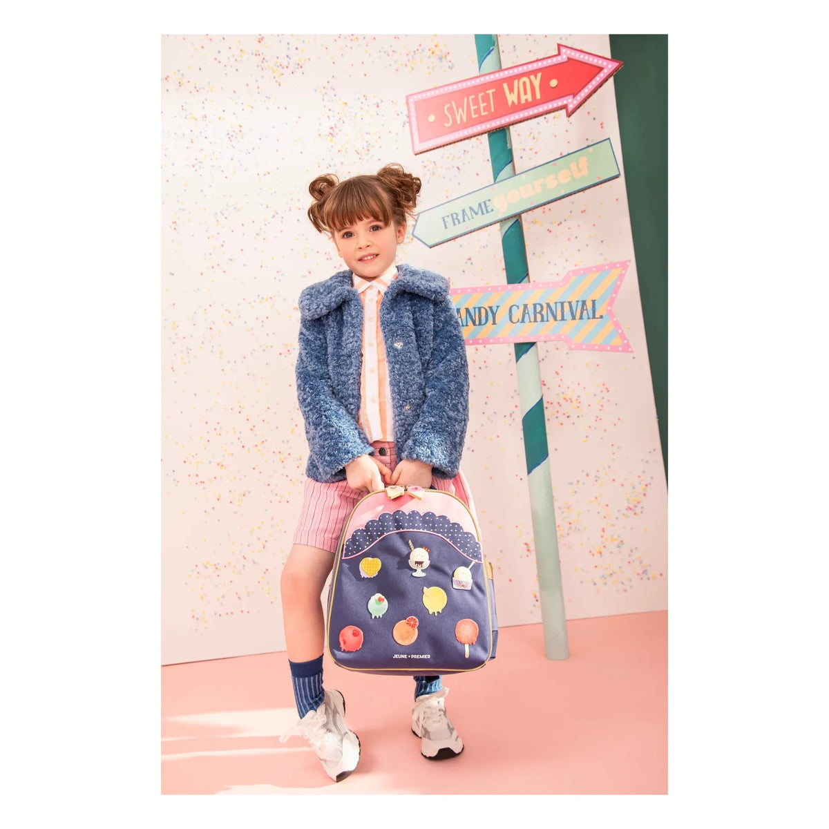 Jeune Premier - Mini Disco Dip Backpack | Blue