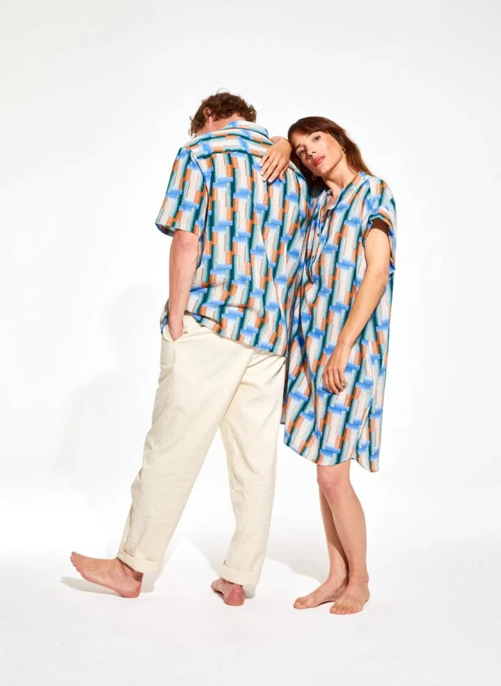 Mapoésie - Syracuse Echo dress | Blue