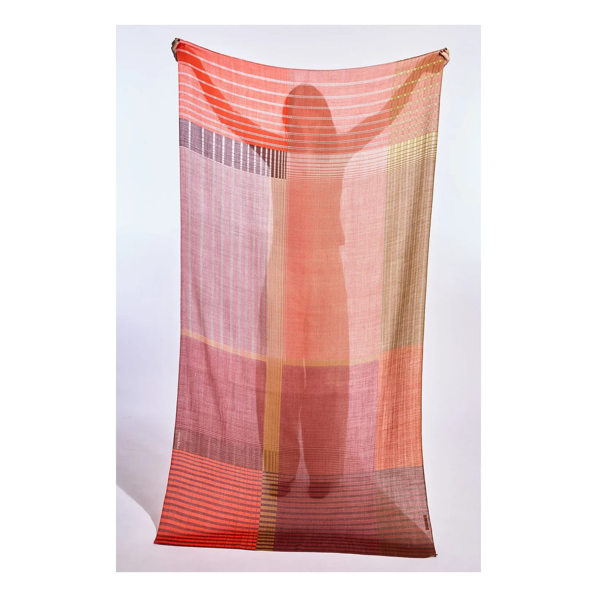 Mapoésie - Vibrant Wool Scarf | Pink